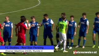 Highlights FC Stadlau  Red Star Penzing Wiener Stadtliga 2425 [upl. by Lusar]