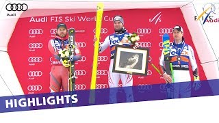 Highlights  Kriechmayr gets first World Cup win in SuperG at Beaver Creek  FIS Alpine [upl. by Jehovah]