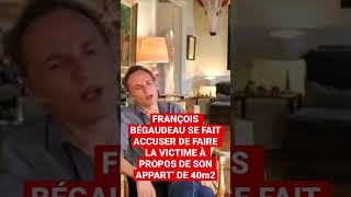 François Bégaudeau se fait accuser de faire la victime à propos de son appart’ de 40m2 [upl. by Eetnahc]