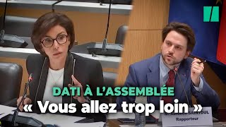 Léchange tendu entre Dati et un député après une question sur Bolloré [upl. by Chaddie]