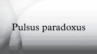 Pulsus paradoxus [upl. by Carder]