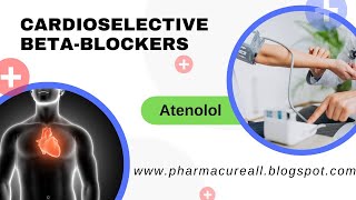 Atenolol Cardioselective betablockers Structure Synthesis MOA Uses Siseeffects [upl. by Neersan]