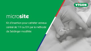 VYGON – MICROSITE Introducteur Technique Seldinger Modifiée pour cathéters centraux de néonatalogie [upl. by Nirhtak131]