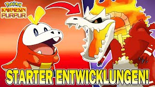 NEUE STARTER ENTWICKLUNGEN Pokemon Karmesin amp Purpur Konzepte [upl. by Halludba879]