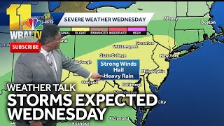 Weather Talk Storms expected to arrive Wednesday [upl. by Lowery]