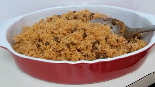 Como hacer Arroz con Gandules Al estilo Dominicano Moro de Guandules [upl. by Attennyl]