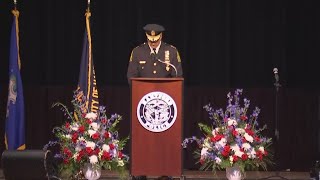 Hartford police chief speaks of departments fallen detective at funeral service [upl. by Purdum]