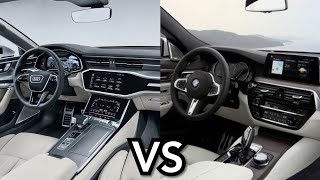 All new BMW 6Series GT VS Audi A7 Sportback 2018 Full Review [upl. by Aneg]