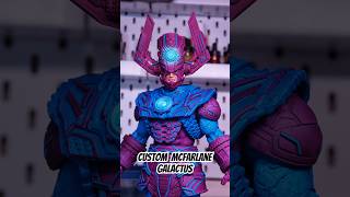 Custom McFarlane Galactus galactus mcfarlanetoys customactionfigures marvel silversurfer [upl. by Tnomyar]