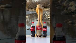 Coke vs Mentos Fountain in slow motion experiment [upl. by Absalom923]