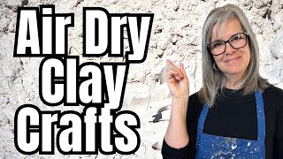 Easy Air Dry Clay Crafts for Beginners  DIY Tutorial [upl. by Aritak]