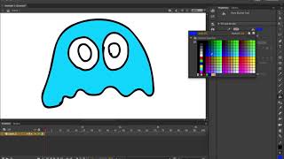 Simple character animation in Adobe Animate CC  part 01 [upl. by Suzy]