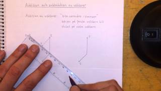 Ma1c Addition och subtraktion av vektorer [upl. by Firooc]