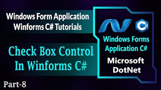 08  CheckBox Control In Winforms C  Checkbox In Windows Forms Csharp  Winforms C HindiUrdu [upl. by Assili]