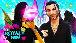 😈MALTY FALLS IN LOVE💖DARK FAIRIES BATTLE IN ROYALE HIGH🔥 The Sims 4 Royal High School 7 👑 [upl. by Enillebyam632]