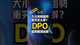 【12】不會鈍化的區間震盪指標DPO，解決大小周期的衝突，過濾市場噪點，捕捉入場時機 交易 股票知識 交易人生 股票交易 波段  老貓與指標 [upl. by Limbert]