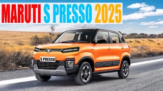 MARUTI S PRESSO 2025  Mini SUV  Full Detail Review [upl. by Okubo479]