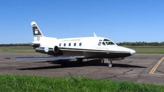 AE175 Sabreliner del Ejército Argentino en el Aeropuerto de Formosa [upl. by Acul635]