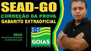 Concurso SEAD GO 2022  Gabarito Extraoficial  Correção da Prova [upl. by Acimad537]