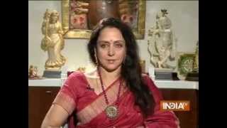 India TV Exclusive Public Meeting with Hema Malini [upl. by Ettenad]