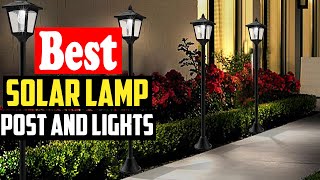 ✅Top 10 Best Solar Lamp Post and Lights In 2024 [upl. by Lilah946]