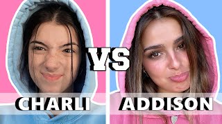 Charli Damelio VS Addison Rae New TikTok Battle  2020 [upl. by Schwerin]