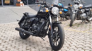 Royal Enfield  Meteor 350  Custom Fireball Black ♡♡♡♡♡♡ royalenfield bike bikelover [upl. by Alket]