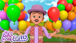 गुब्बारे वाला  Gubbare Wala  Hindi Baby Poem  Rhymes for Kids and Toddlers  Hindi Balgeet [upl. by Pogue]