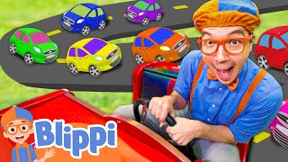 Blippis Vroom Vroom Vehicle Adventure  BRAND NEW Blippi  Educational Videos for Kids [upl. by Sivatnod]