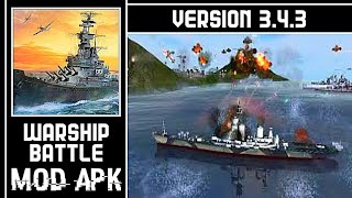 WARSHIP BATTLE 3D World War II MOD APK Unlimited Money Version 343 [upl. by Renard]