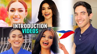 Miss Universe Philippines 2024  Top 12  Best Introduction Videos [upl. by Selda]