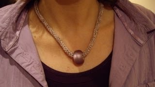 Eine elegante Kette mit der Strickliesel stricken [upl. by Imoen689]