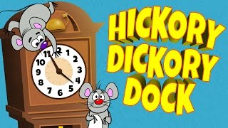 Hickory Dickory Dock ♫ Popular Nursery Rhymes with Lyrics ♫ Kids Songs by The Learning Station [upl. by Hauser120]