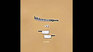 WHO IS BETTER COMPOSITE SWORD 🗡️ VS BUTCHER KNIFE 🔪 🔥💀shorts [upl. by Beth]