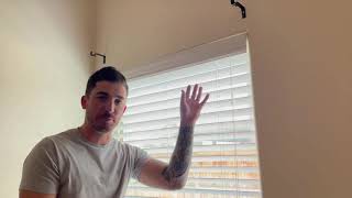 How to Paint How to Remove blinds before you paint Pro Tip [upl. by Nerw]