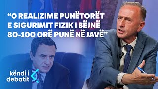 Azemi për premtimet e Kurtit0 realizime punëtorët e sigurimit fizik i bëjnë 80100 orë punë në javë [upl. by Suiravad]