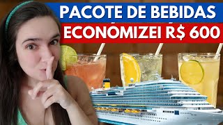 COMO ECONOMIZAR COM BEBIDAS NO CRUZEIRO  Pacotes de Bebidas da Costa Cruzeiros [upl. by Eimerej284]