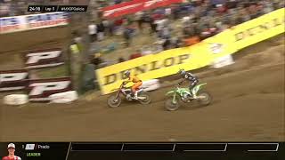 Herlings vs Seewer vs Toendel MXGP Race 1  MXGP of Galicia 2024 [upl. by Euqinaj]