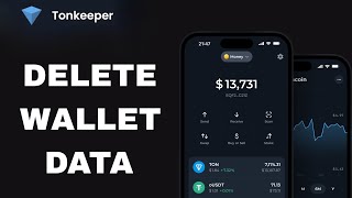 How To Delete Wallet Data On Tonkeeper App [upl. by Tillio]