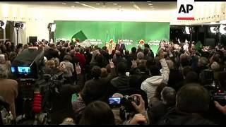 President Anibal Cavaco Silva delivers victory speech after winning second term [upl. by Relyc732]