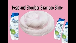 How to make slime with head and Shoulders 1 ingredient slime No glue no borax  Slime Videos [upl. by Liamsi]