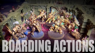 Custodes vs Death Guard Boarding Actions 40k battle report [upl. by Mikeb]