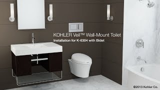 Installation – Veil Toilet with Bidet Seat [upl. by Jorry128]