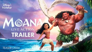 MOANA Live Action  Trailer  Dwayne Johnson Zendaya  Teaser 2024 Disney [upl. by Shiller597]