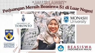 JALUR LANGIT LOLOS BEASISWA INDONESIA MAJU  S1 DI UNIVERSITY OF TORONTO FULL BEASISWA [upl. by Etterual]