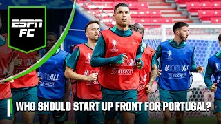 Should Cristiano Ronaldo START for Portugal PREVIEW Portugal vs Czech Rebpublic  ESPN FC [upl. by Glaab]