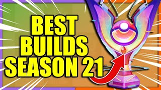 BEST BUILDS for the New Ranked Season 21 EVERY ROLE  Pokemon Unite [upl. by Adnilra]