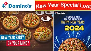 Dominos New Year Offer ll dominos coupon code today l dominos pizza offer l dominos coupon code [upl. by Allmon]