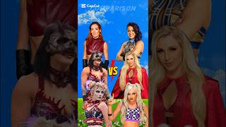 Becky Lynch Rhea Ripley And Alexa Bliss vs Liv Morgan Charlotte Flair And Bayley 💥 shorts [upl. by Bakemeier11]