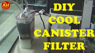 How To DIY Canister Filter  Aquarium Fish Tank [upl. by Ellora]